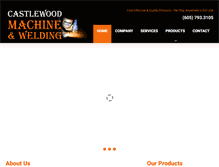 Tablet Screenshot of castlewood-welding.com